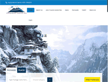 Tablet Screenshot of cbhutantravels.com